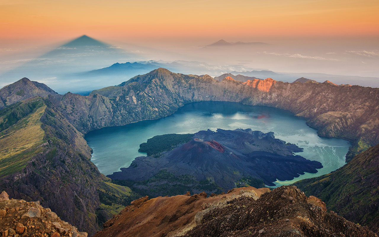  Mont  Rinjani  sur Lombok  en Indon sie Indonesia Roads